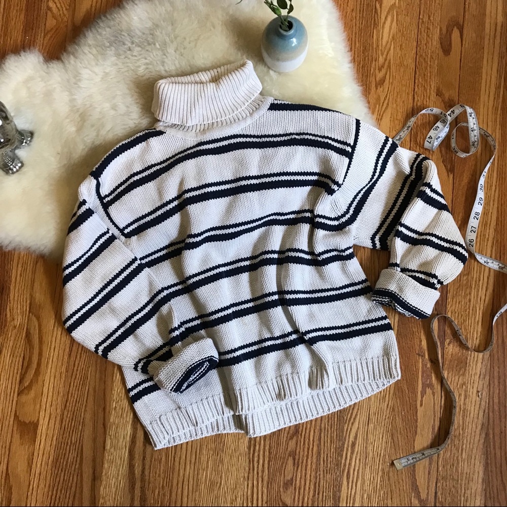 VTG Jeanne Pierre chunky turtleneck sweater